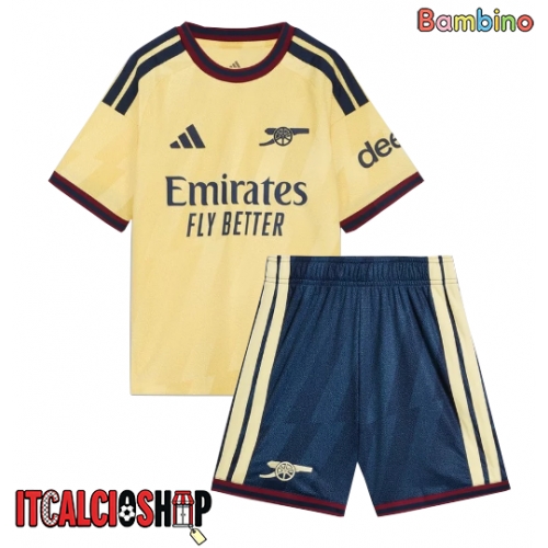 Arsenal Bruno Guimaraes #39 Terza Maglia Bambino 2026-27 Manica Corta (+ Pantaloni corti)